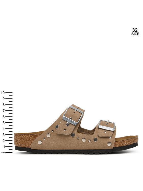 Birkenstock Birkenstock Klapki Arizona Rivet 1031708 S Beżowy