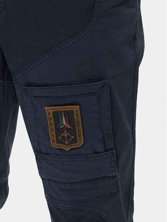 Aeronautica Militare Aeronautica Militare Szövet nadrág 252PA1387UCT0149 Sötétkék Regular Fit