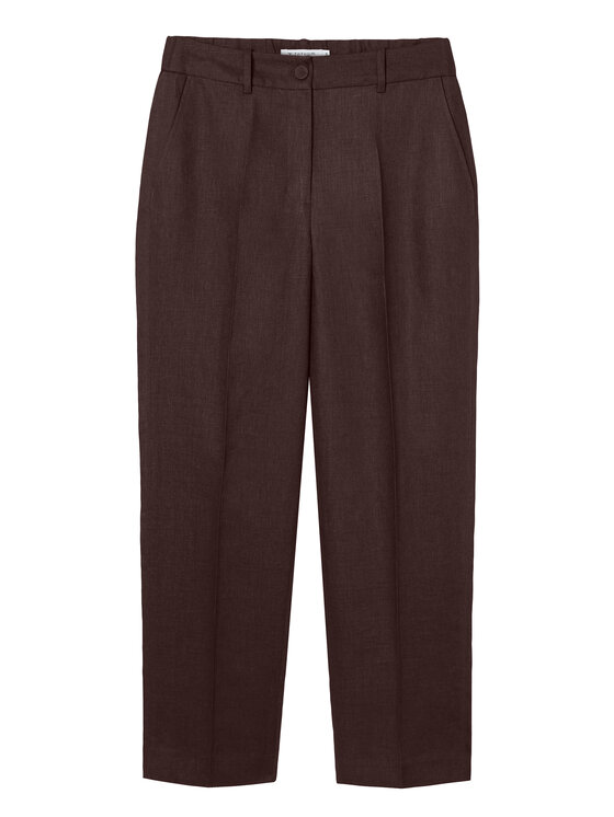 TATUUM TATUUM Spodnie materiałowe SEMIKO Brązowy Classic Fit