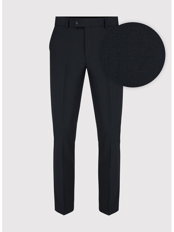 Pako Lorente Pako Lorente Spodnie garniturowe P22WF-6G-039 Czarny Slim Fit