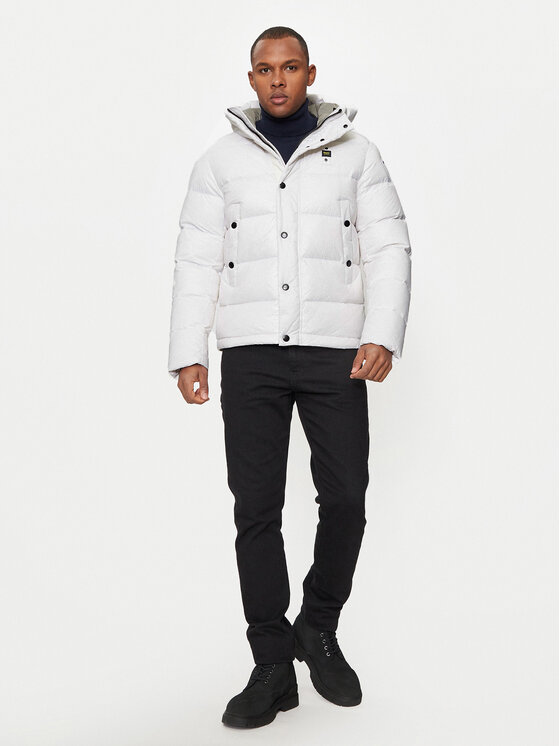 Blauer Blauer Pernata jakna 24WBLUC03028 Bijela Regular Fit