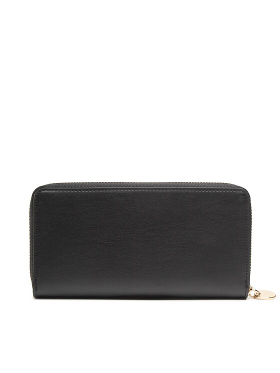 Tommy Hilfiger Tommy Hilfiger Velika ženska denarnica Th Chic Large Za AW0AW14231 Črna
