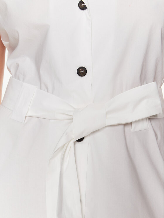 Trussardi Trussardi Haljina košulja 56D00719 Bijela Regular Fit