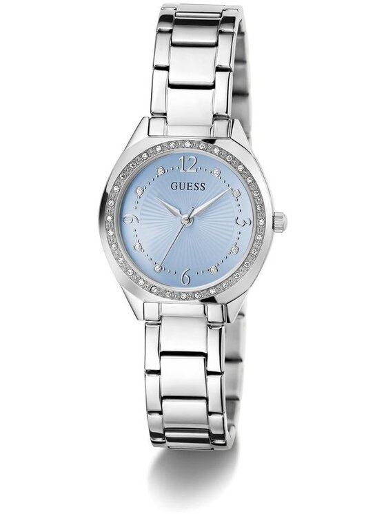 Guess Guess Hodinky GW0767L6 Strieborná