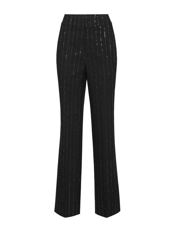 PHILIPP PLEIN PHILIPP PLEIN Spodnie materiałowe 25529 Czarny Flare Fit