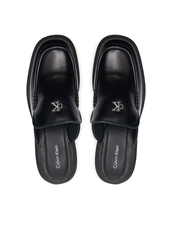 Calvin Klein Calvin Klein Plätud Block Heel Mule Lth Hdw HW0HW03175 Must