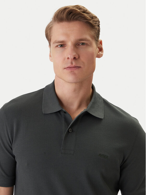 BOSS BOSS Polo Pallas 50553564 Zelena Regular Fit