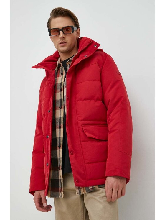 Wrangler Wrangler Giubbotto invernale THE BODYGUARD Rosso Regular Fit