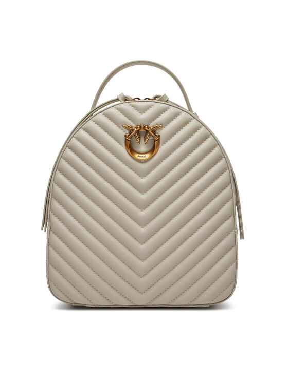 Pinko Mugursoma Love Click Classic Backpack . PE 24 PLTT 102530 A1J2 Écru