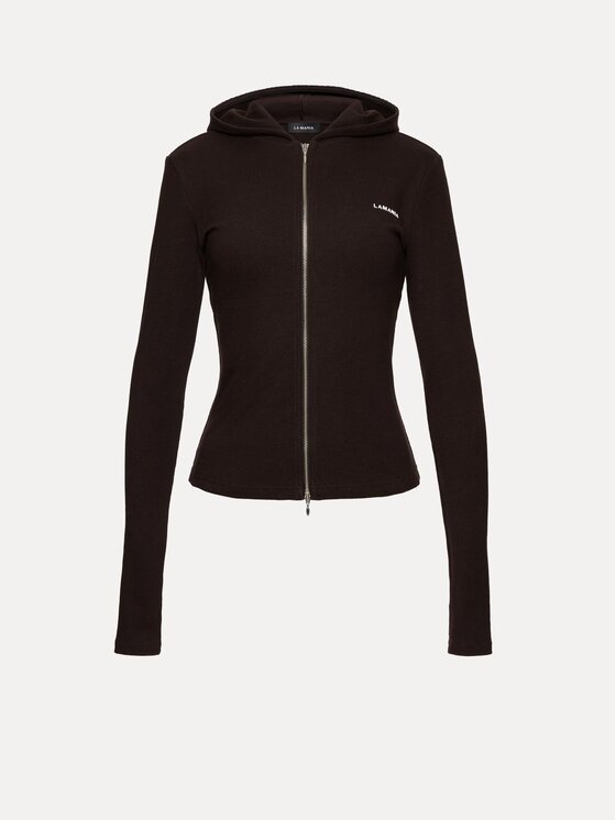 La Mania La Mania Felpa MANDY Marrone scuro Basic Fit