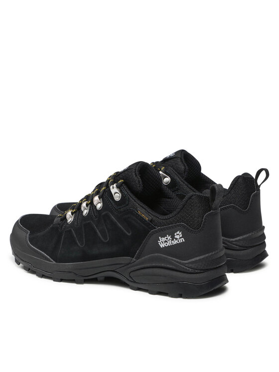 Jack Wolfskin Jack Wolfskin Bakancs Refugio Texapore Low M 4049851 Fekete