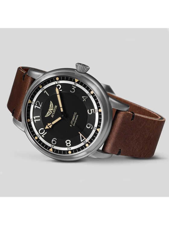 Aviator Aviator Zegarek V.3.31.0.228.4 Brązowy