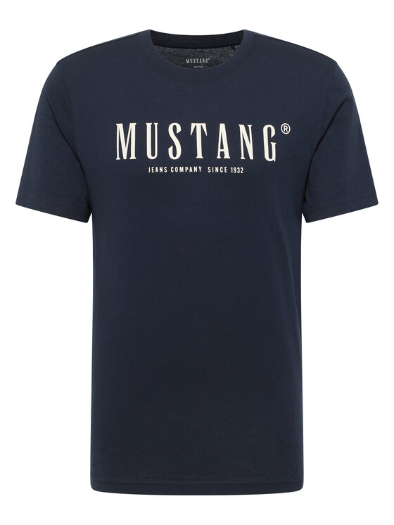 Mustang Mustang T-Shirt Style Austin Granatowy Regular Fit