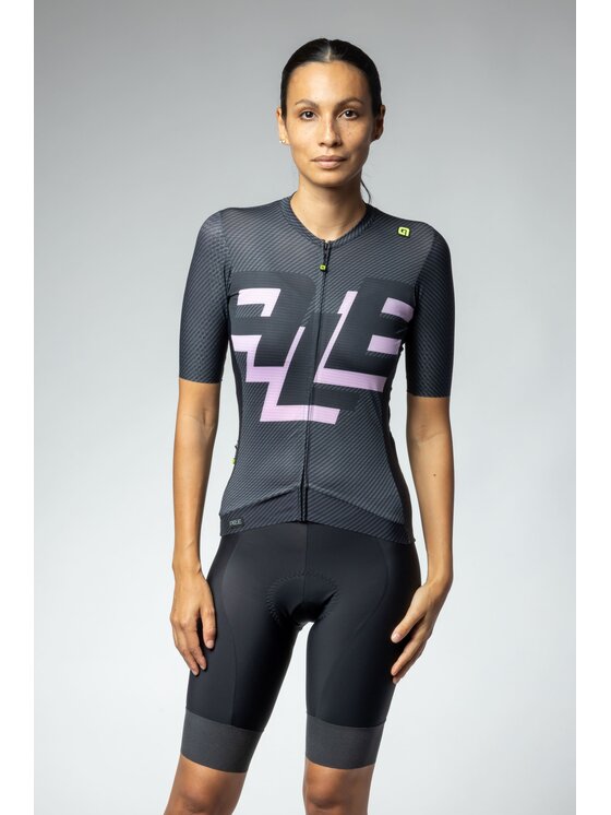 Alé Cycling Alé Cycling Koszulka rowerowa PR-E Multiverso Czarny Fitted Fit