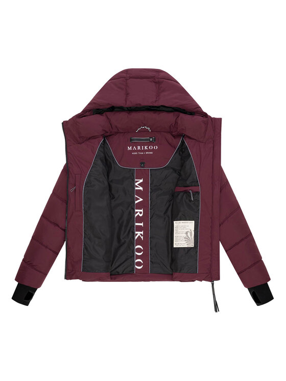 Marikoo Marikoo Kurtka zimowa Yukanii Bordowy Regular Fit