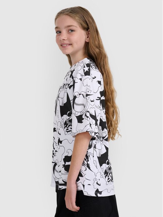 4F 4F Maglietta da nuoto 4FJRAW25TTSHF3069-90A Multicolore Oversize