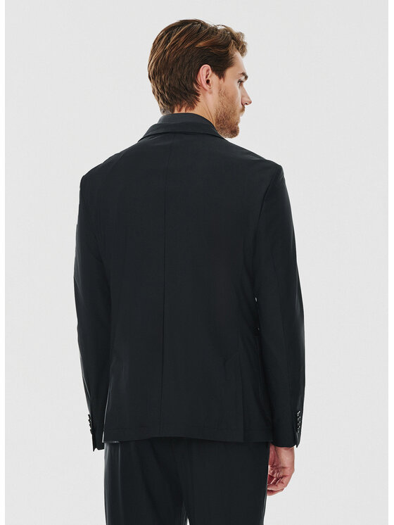 Pako Lorente Pako Lorente Marynarka P24WF-3G-001 Czarny Super Slim Fit