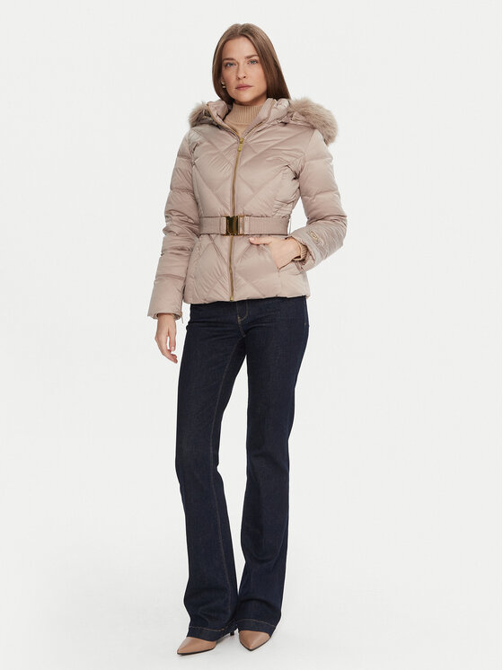 Marciano Guess Marciano Guess Zimní bunda 5BGL37 7374A Béžová Regular Fit