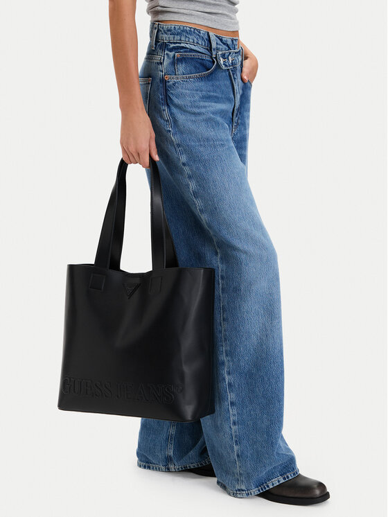 Guess Jeans Guess Jeans Torbica CWBEO-GUESS-B-010-09 Crna