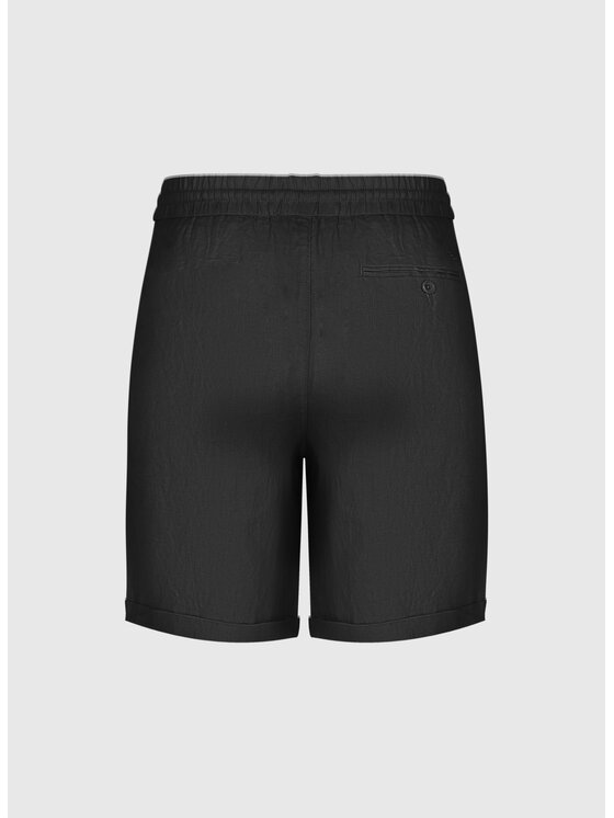 Pako Lorente Pako Lorente Szorty materiałowe P26SF-WS-005 Czarny Classic Fit