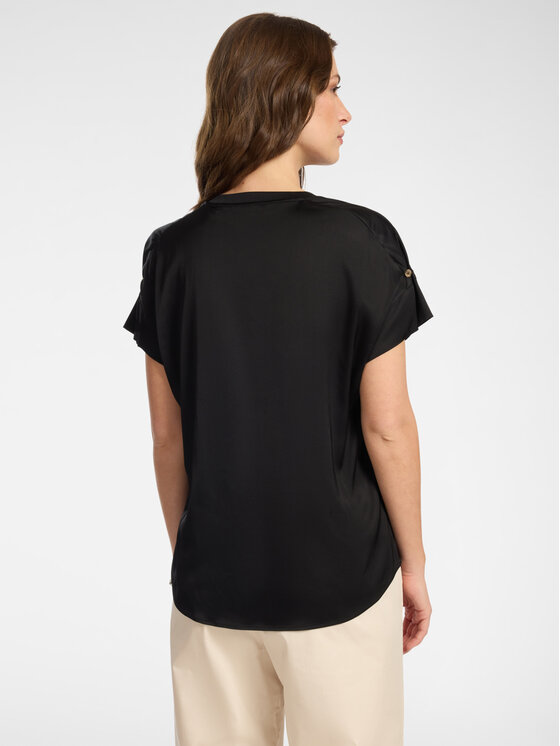 Elena Mirò Elena Mirò T-Shirt G066Z100589N033 Czarny Regular Fit