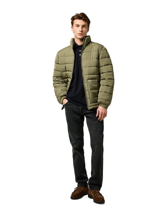 Wrangler Wrangler Kurtka puchowa 112371360 Zielony Regular Fit