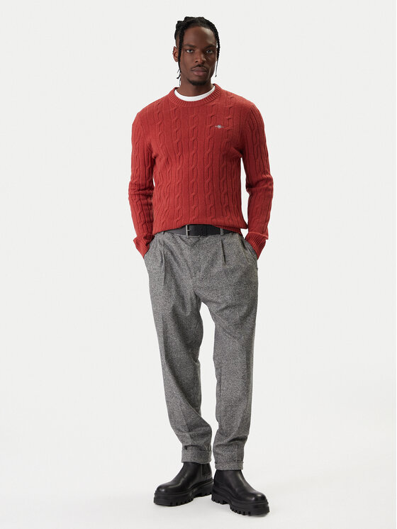 Gant Gant Svetr 8050213 Červená Regular Fit