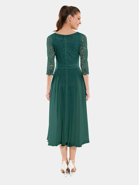Swing Swing Rochie cocktail 77761710 Verde Regular Fit