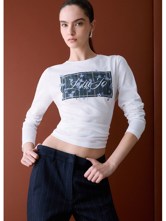 Liu Jo Liu Jo T-shirt WF6346JS923L9613 Bianco Regular Fit