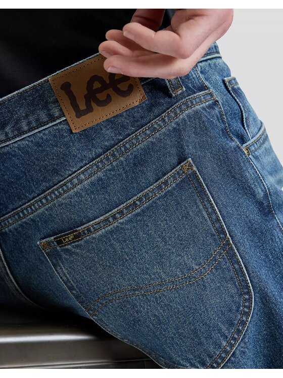 Lee Lee Jeansy HENRY BAGGY Niebieski Loose Fit