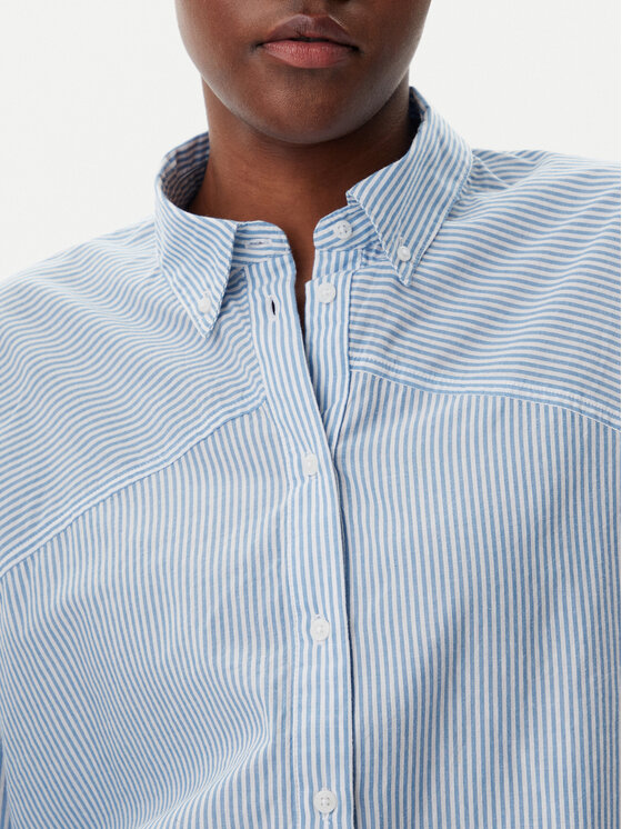 Mustang Mustang Marškiniai Ruby 1016116 Mėlyna Oversize