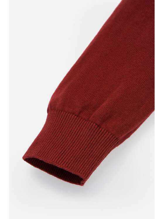 Lancerto Lancerto Sweter Remy Czerwony Regular Fit