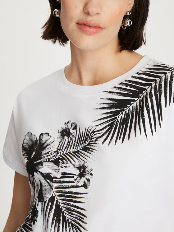 Cross Jeans Cross Jeans T-Shirt 56164-008 Biały