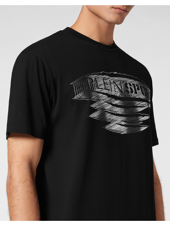 Plein Sport Plein Sport T-Shirt 13037 Czarny Regular Fit