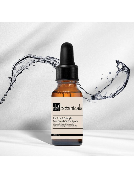 Dr Botanicals Dr Botanicals Olejek do twarzy na przebarwienia z eukaliptusem, drzewem herbacianym i kwasem salicylowym Olejek