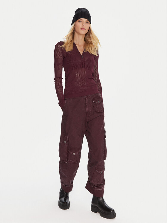 G-Star Raw G-Star Raw Palaidinė Pointelle D26657-B754 Vyšninė Slim Fit