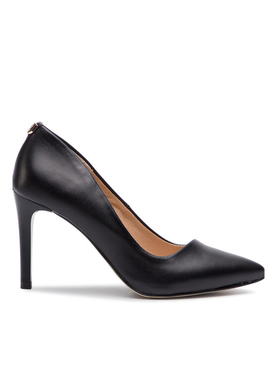 Pantofi cu toc subțire R.Polański 0760/A Negru