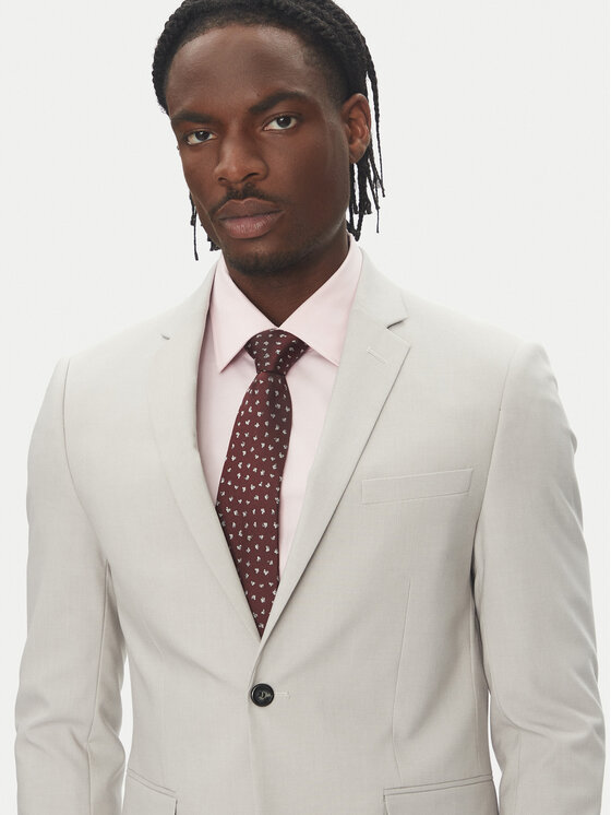 Lindbergh Lindbergh Oblek 30-61040 Sivá Slim Fit
