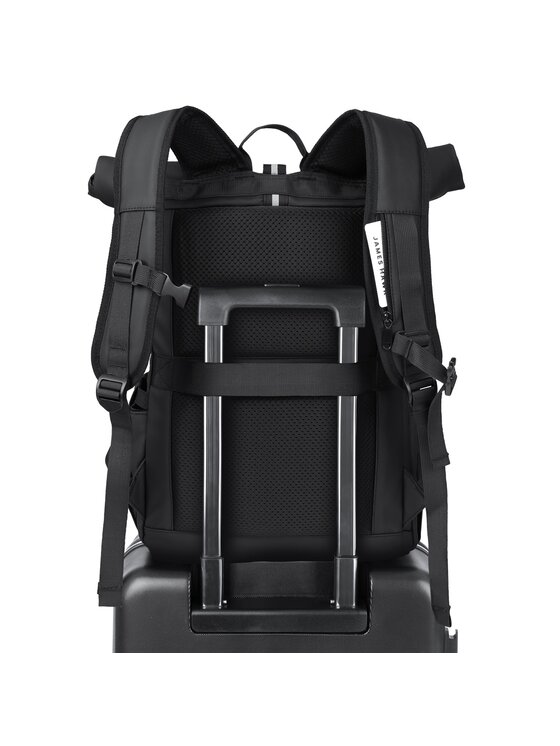 James Hawk James Hawk Plecak Praktyczny plecak typu Rolltop na laptopa 16" Czarny