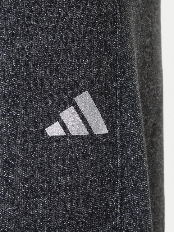 adidas adidas Sportinės kelnės ALL SZN Holiday Glitter Fleece JX4360 Pilka Loose Fit