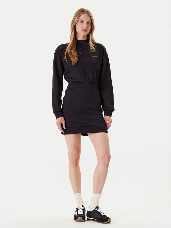 Guess Guess Повсякденна сукня V5YK02 KCX22 Чорний Regular Fit