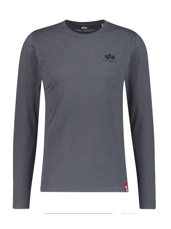 Alpha Industries Alpha Industries Longsleeve AI.116571-136-XL Szary Slim Fit