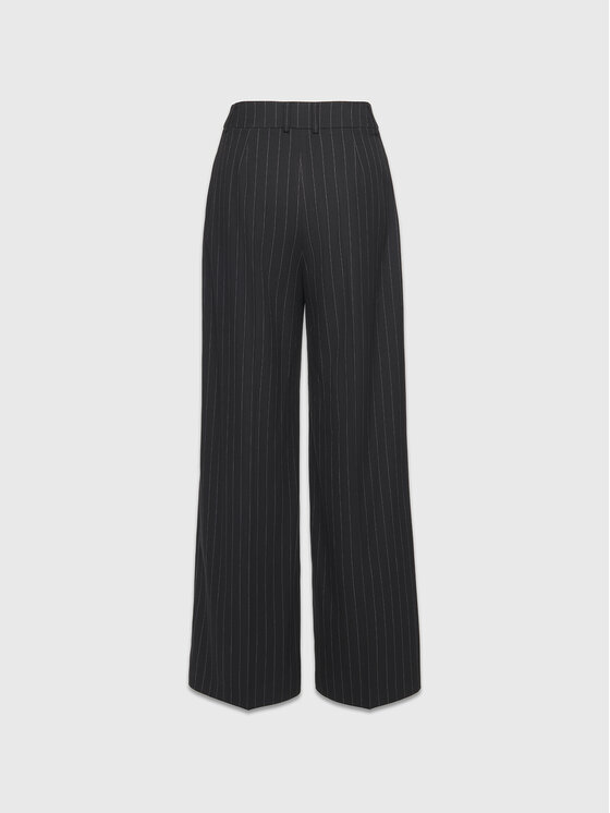 La Mania La Mania Společenské kalhoty NIGHT 2 Černá Classic Fit