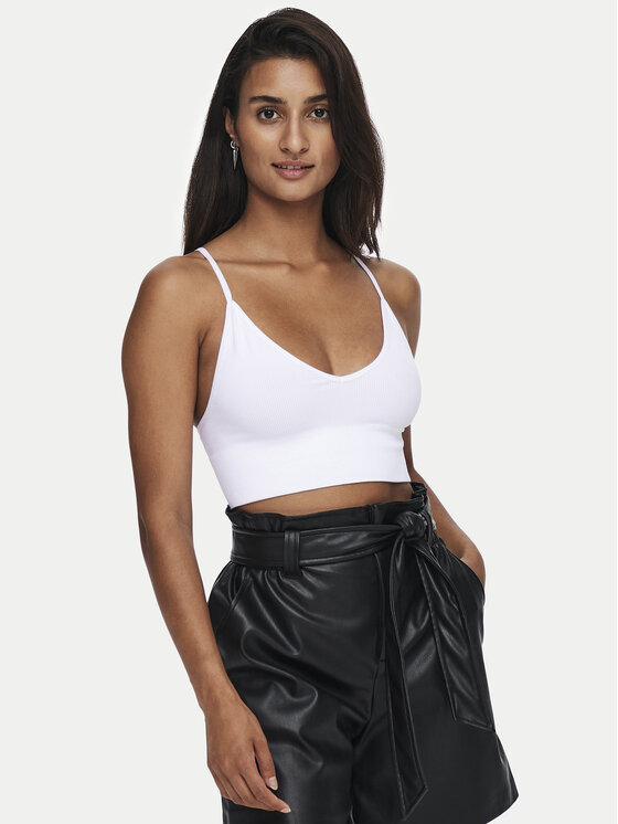ONLY ONLY Biustonosz top Vicky 15201539 Biały