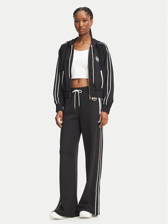 MICHAEL Michael Kors MICHAEL Michael Kors Долнище анцуг MR630Y0K8N Черен Regular Fit