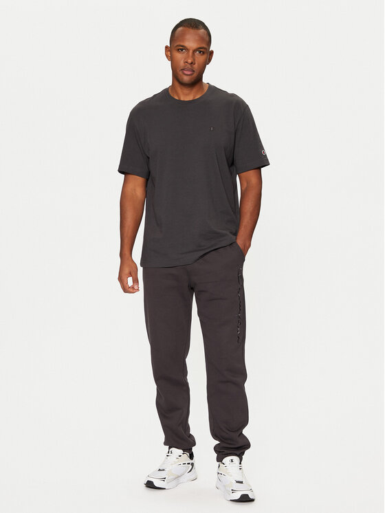 Champion Champion Футболка 220278 Чорний Standard Fit