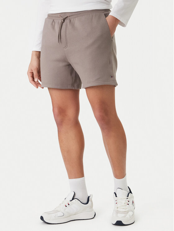 Tommy Jeans Tommy Jeans Спортни шорти DM0DM21931 Бежов Regular Fit
