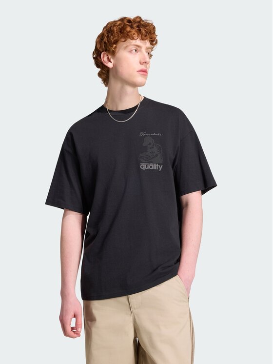 adidas adidas T-Shirt 165160 Czarny Loose Fit