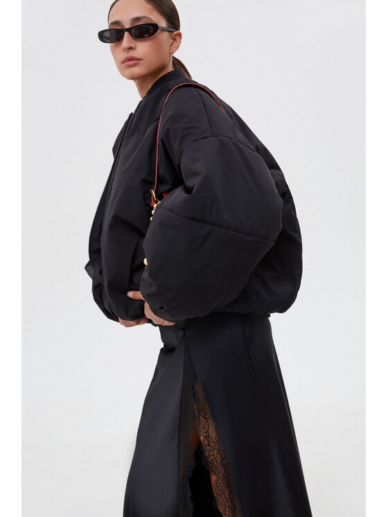 Estro Estro Bomber ER00115721 Nero Oversize