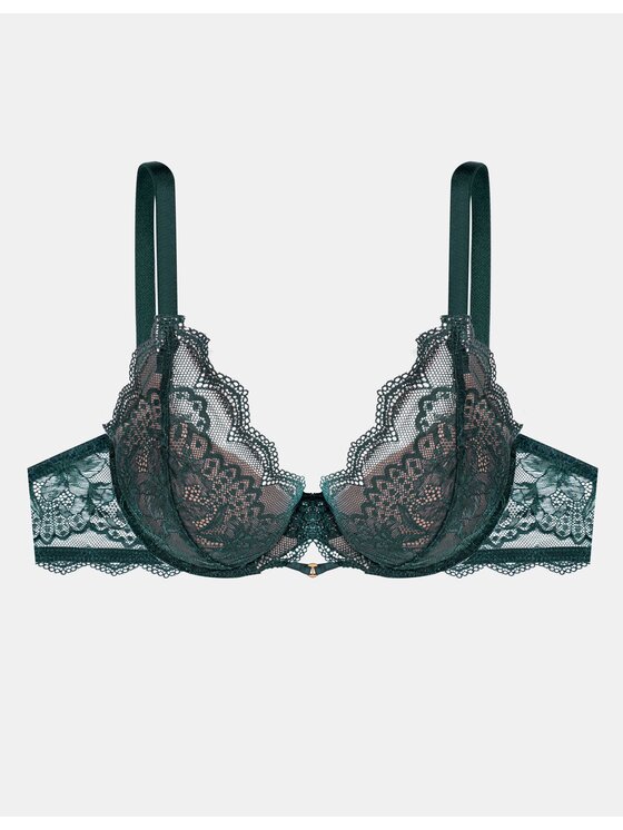 Esotiq Esotiq Biustonosz push-up 41002-67X Zielony